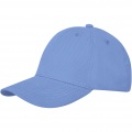 Davis 6 panel cap, Light blue