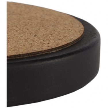 Logo trade corporate gifts picture of: Kivi 10W limestone/cork wireless charging pad