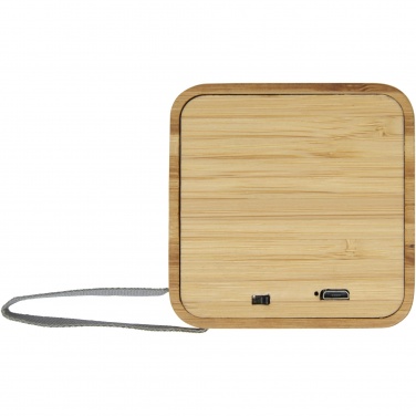 Logo trade promotional merchandise photo of: Arcana bamboo Bluetooth® speaker