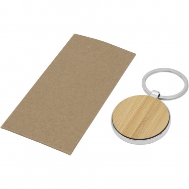Logotrade promotional giveaway picture of: Nino bamboo round keychain