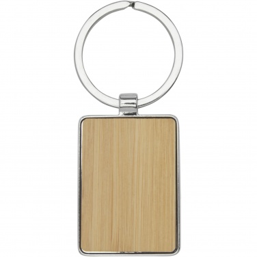 Logotrade business gifts photo of: Neta bamboo rectangular keychain