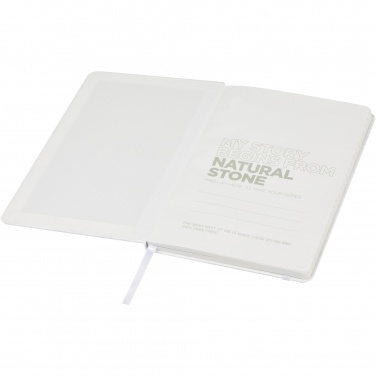 Logo trade promotional items picture of: Breccia A5 stone paper notebook