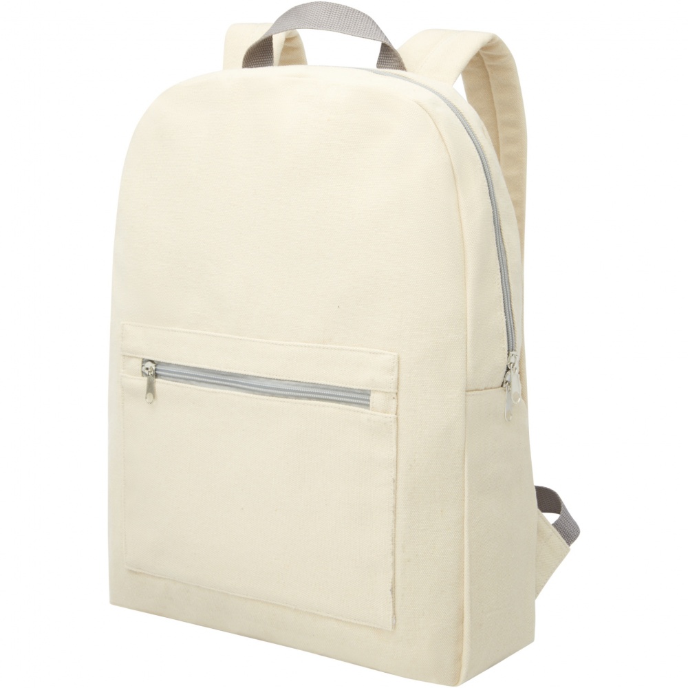 Logotrade promotional merchandise photo of: Pheebs 450 g/m² recycled cotton and polyester backpack 10L
