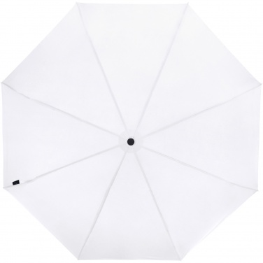 Logo trade promotional merchandise photo of: Birgit 21'' foldable windproof recycled PET umbrella