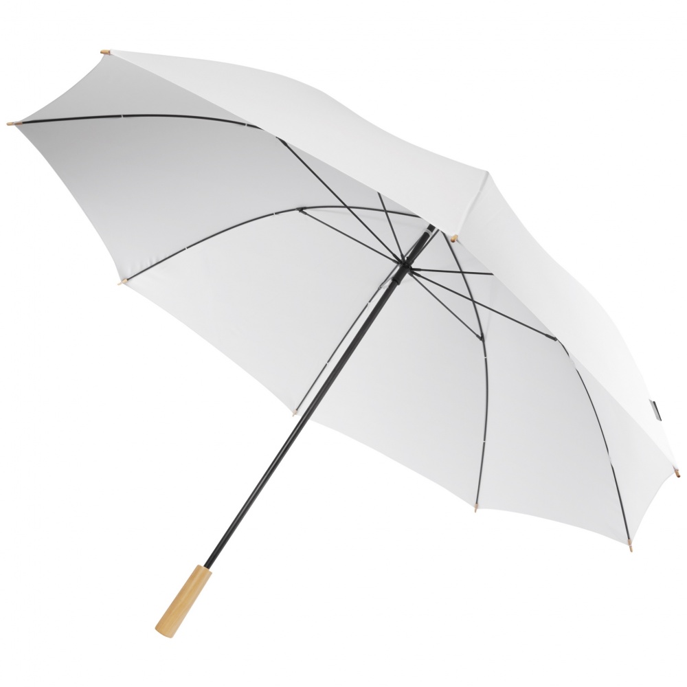 Logotrade promotional item image of: Romee 30'' windproof recycled PET golf umbrella
