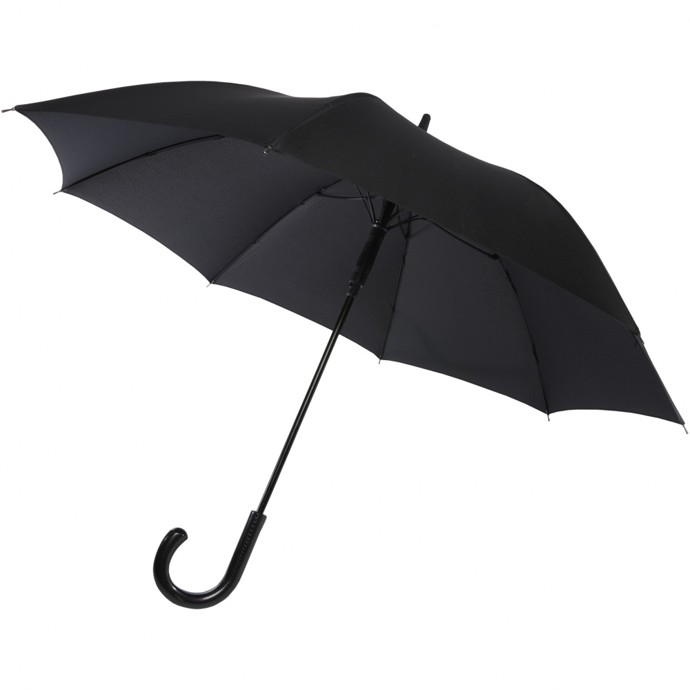 Logotrade promotional giveaway image of: Fontana 23" auto open umbrella with carbon look and crooked handle