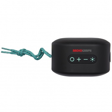 Logo trade promotional item photo of: Move IPX6 outdoor speaker with RGB mood light