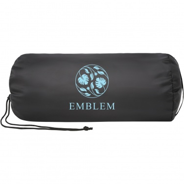 Logo trade promotional merchandise image of: Lily GRS certified RPET coral fleece blanket