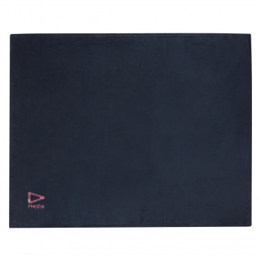 Logo trade business gift photo of: Lily GRS certified RPET coral fleece blanket