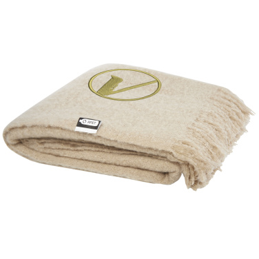 Logo trade promotional products image of: Ivy GRS certified RPET blanket