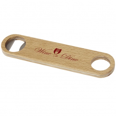 Logo trade promotional gifts picture of: Origina wooden bottle opener