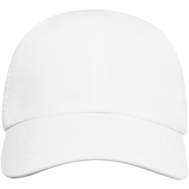 Logo trade promotional gifts image of: Mica 6 panel GRS recycled cool fit cap