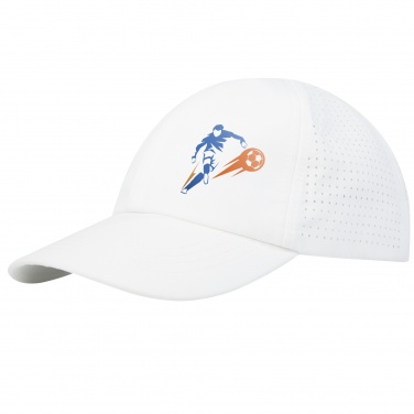Logo trade promotional giveaways picture of: Mica 6 panel GRS recycled cool fit cap