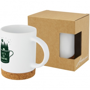 Logotrade promotional products photo of: Neiva 425 ml ceramic mug with cork base