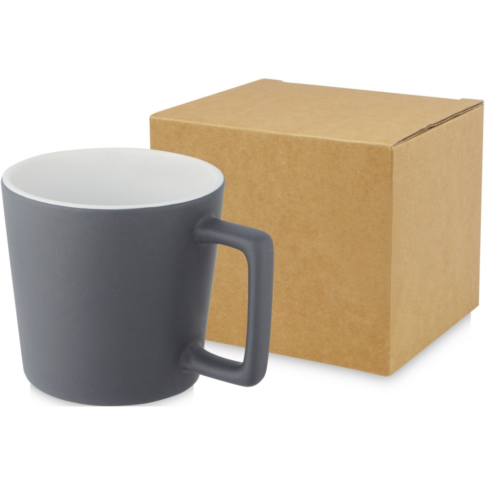 Logo trade advertising products image of: Cali 370 ml ceramic mug with matt finish