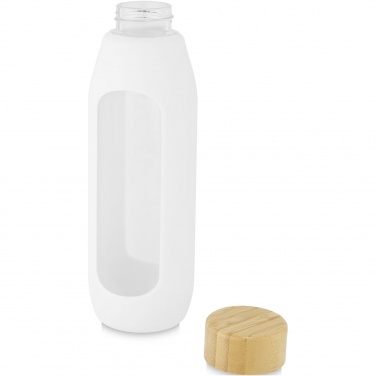 Logo trade corporate gift photo of: Tidan 600 ml borosilicate glass bottle with silicone grip