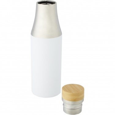 Logo trade business gift photo of: Hulan 540 ml copper vacuum insulated stainless steel bottle with bamboo lid