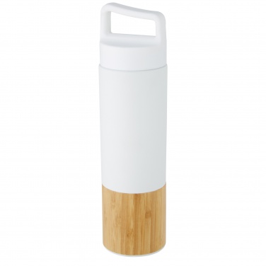 Logo trade promotional merchandise picture of: Torne 540 ml  stainless steel bottle with bamboo outer wall