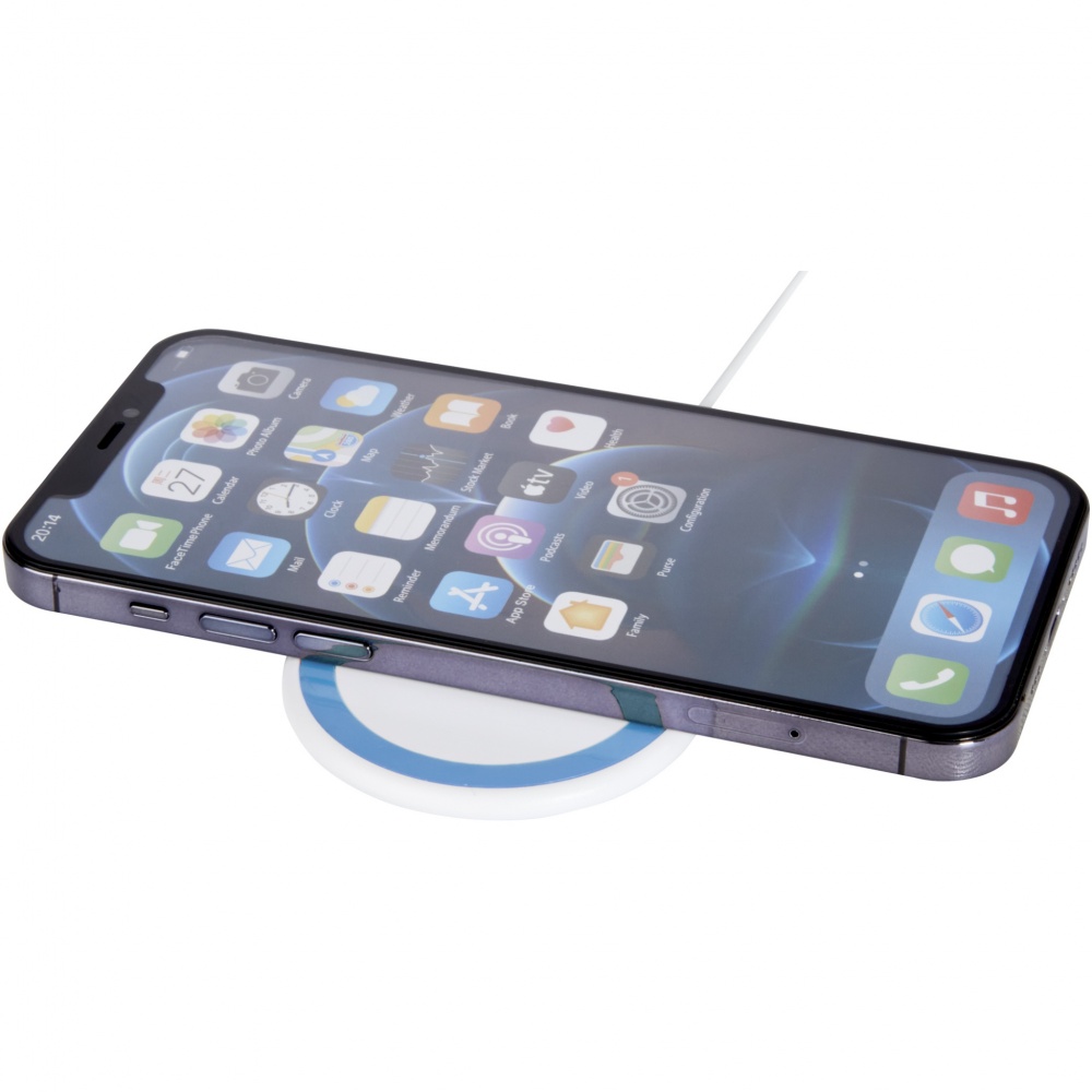 Logo trade promotional item photo of: Peak 10W magnetic wireless charging pad