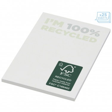 Logo trade promotional giveaways image of: Sticky-Mate® recycled sticky notes 50 x 75 mm