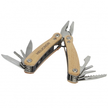 Logo trade corporate gifts picture of: Anderson 12-function medium wooden multi-tool