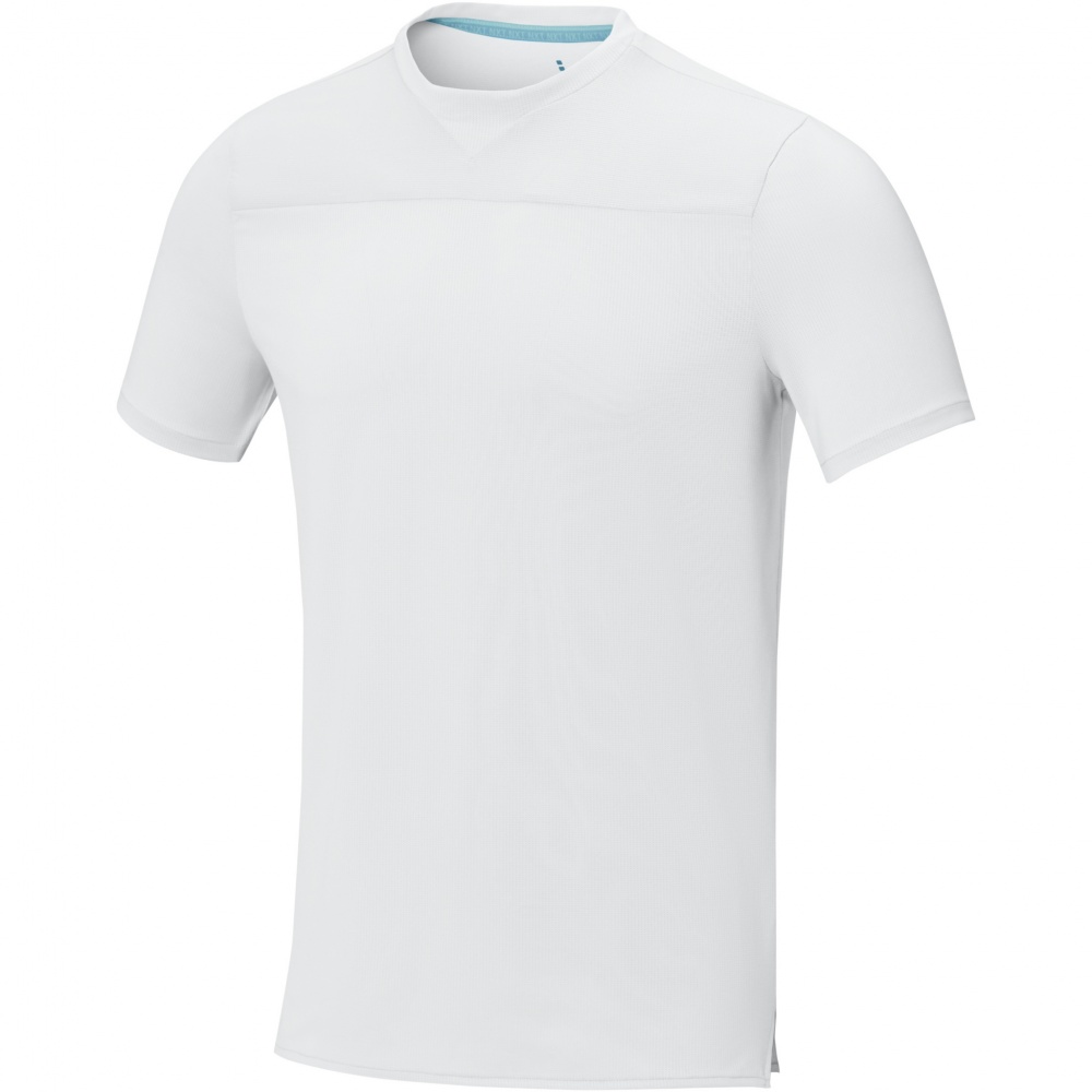Logo trade promotional merchandise photo of: Borax short sleeve men's GRS recycled cool fit t-shirt
