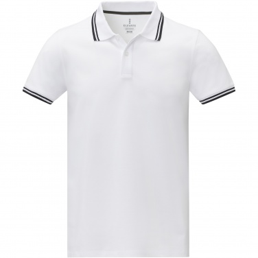 Logo trade promotional giveaway photo of: Amarago short sleeve men's tipping polo