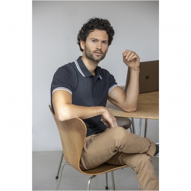 Logotrade promotional product picture of: Amarago short sleeve men's tipping polo