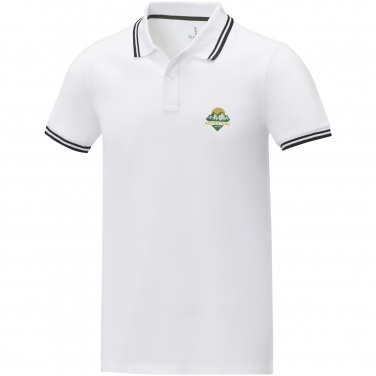 Logotrade corporate gift picture of: Amarago short sleeve men's tipping polo