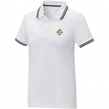 Logotrade advertising products photo of: Amarago short sleeve women's tipping polo