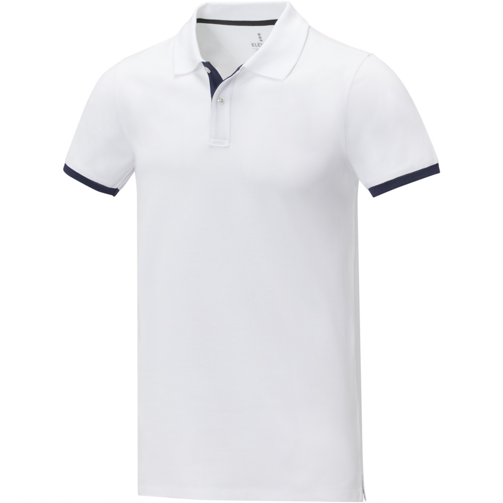 Logo trade advertising products picture of: Morgan short sleeve men's duotone polo