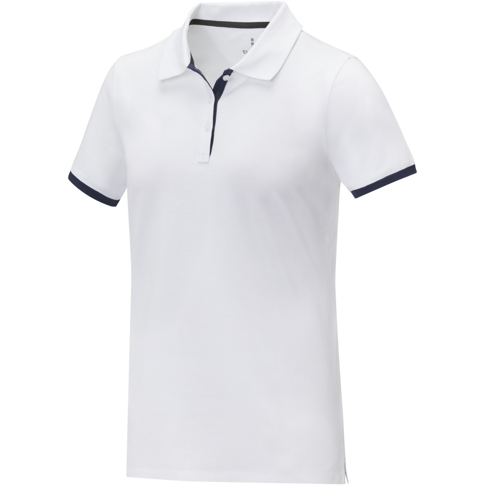 Logotrade corporate gift image of: Morgan short sleeve women's duotone polo