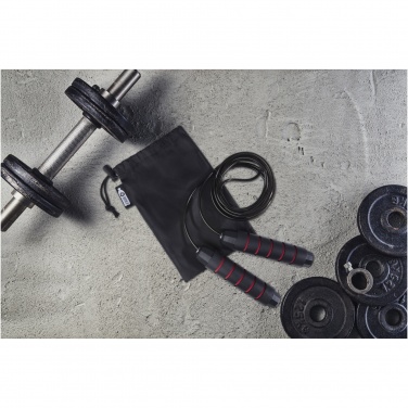 Logo trade corporate gifts image of: Austin soft skipping rope in recycled PET pouch