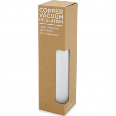 Logo trade corporate gifts image of: Marka 600 ml copper vacuum insulated bottle with metal loop