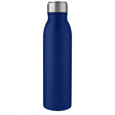 Logo trade advertising product photo of: Harper 700 ml stainless steel water bottle with metal loop
