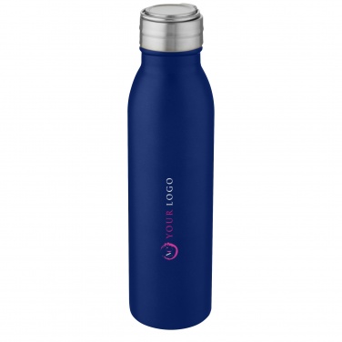 Logo trade promotional item photo of: Harper 700 ml stainless steel water bottle with metal loop