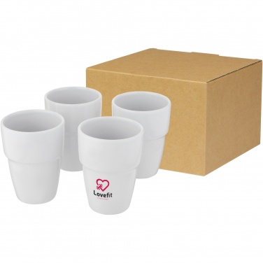 Logotrade advertising products photo of: Staki 4-piece 280 ml stackable mug gift set