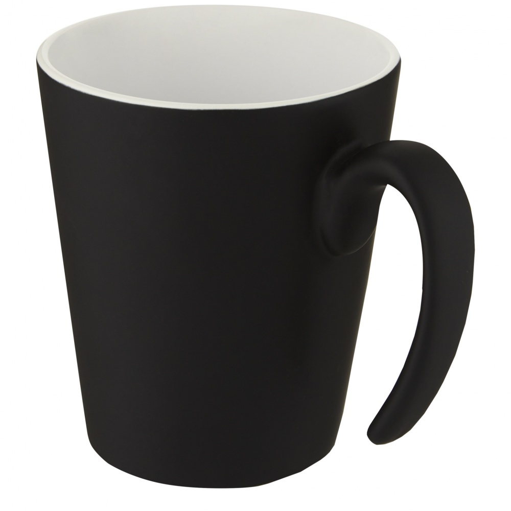 Logo trade promotional gift photo of: Oli 360 ml ceramic mug with handle