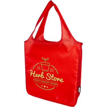 Logo trade promotional merchandise picture of: Ash RPET large foldable tote bag 14L