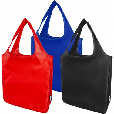 Logo trade promotional giveaways picture of: Ash RPET large foldable tote bag 14L