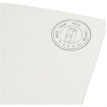 Logo trade promotional items picture of: Dairy Dream A5 size reference recycled milk cartons cahier notebook