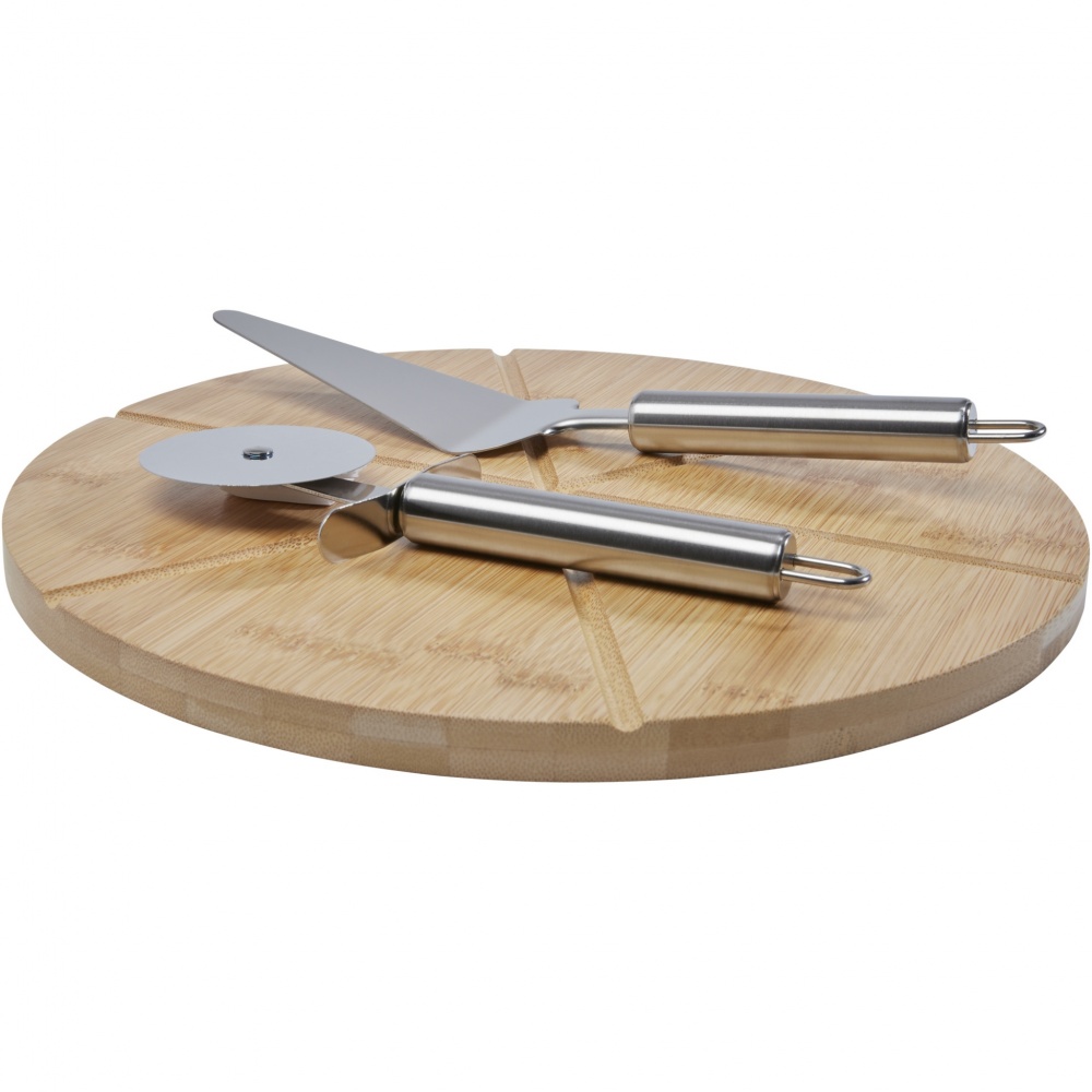 Logotrade promotional merchandise image of: Mangiary bamboo pizza peel and tools