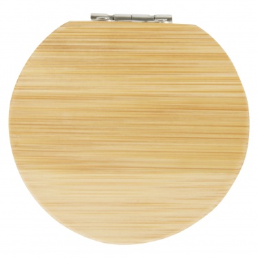 Logotrade promotional item picture of: Afrodit bamboo pocket mirror