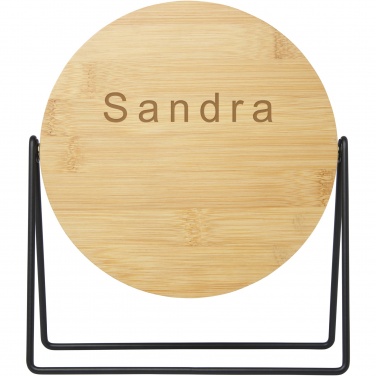 Logotrade promotional gift image of: Hyrra bamboo standing mirror