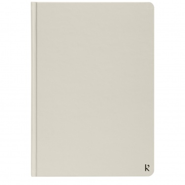 Logo trade promotional merchandise image of: Karst® A5 stone paper hardcover notebook - lined
