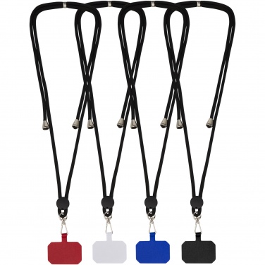 Logo trade promotional merchandise picture of: Kubi phone lanyard