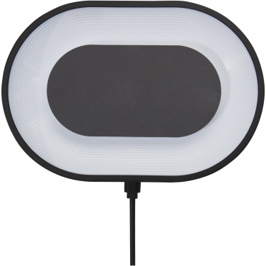 Logo trade promotional merchandise photo of: Ray wireless charging pad with RGB mood light