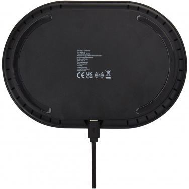 Logotrade promotional merchandise image of: Ray wireless charging pad with RGB mood light