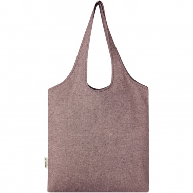Logo trade promotional giveaway photo of: Pheebs 150 g/m² recycled cotton trendy tote bag 7L