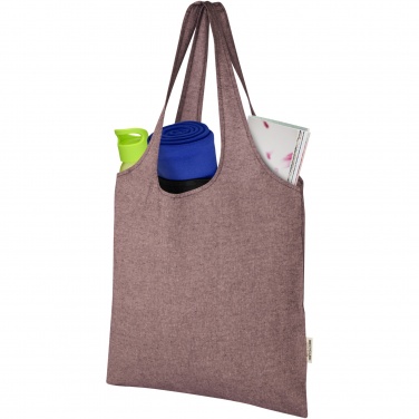 Logotrade advertising product image of: Pheebs 150 g/m² recycled cotton trendy tote bag 7L
